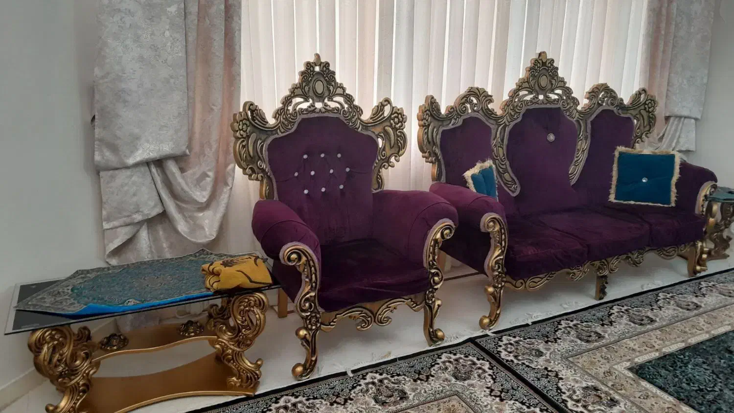 مبل استیل ۹ نفره|مبلمان خانگی و میز عسلی|تهران, لویزان|دیوار