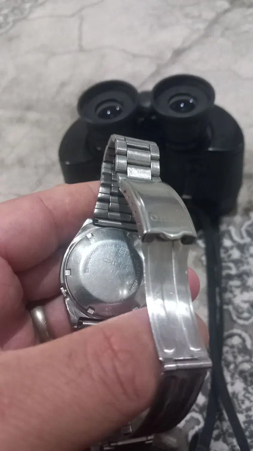 ساعت سیکو ۵ ژاپن عسلی خیلی قدیمی|ساعت|جوانرود, |دیوار