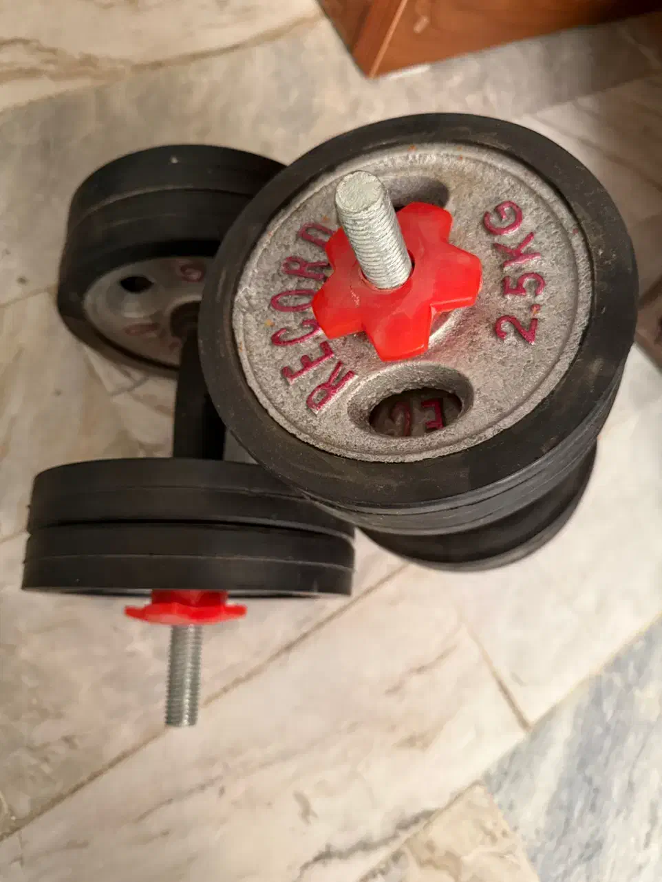 دمبل متغیر ۱۰ کیلویی رکورد|تجهیزات ورزشی|تهران, مهران|دیوار