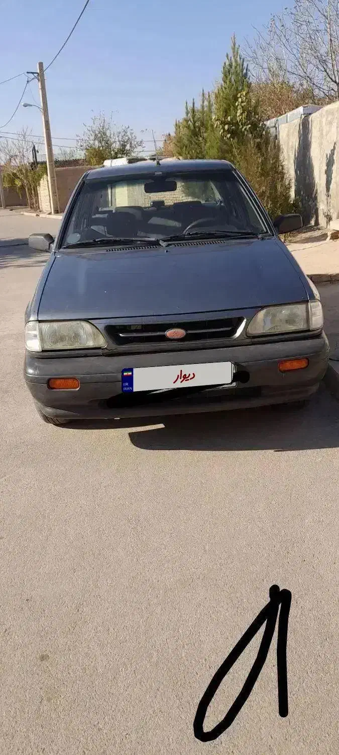 پراید 88 بدون رنگ کم کاردر حد بدون آفتاب|خودرو سواری و وانت|محمدیه-قزوین, |دیوار