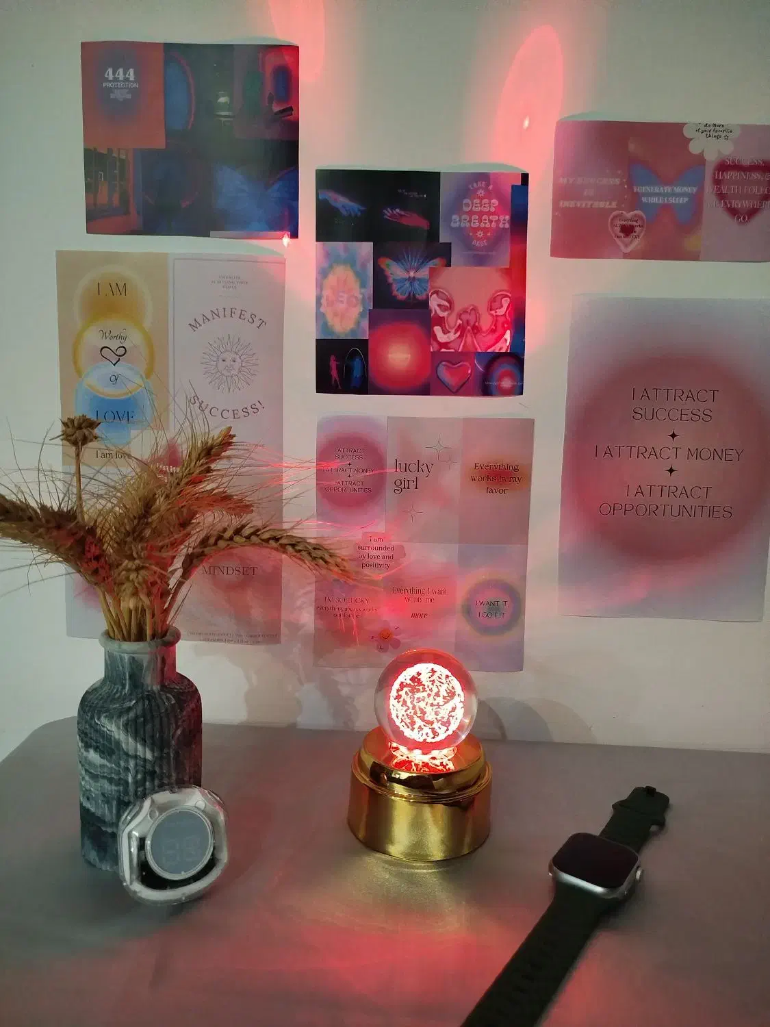 گوی چرخشی ۷ رنگ|صنایع دستی و سایر لوازم تزئینی|گلبهار, شهر جدید گلبهار|دیوار