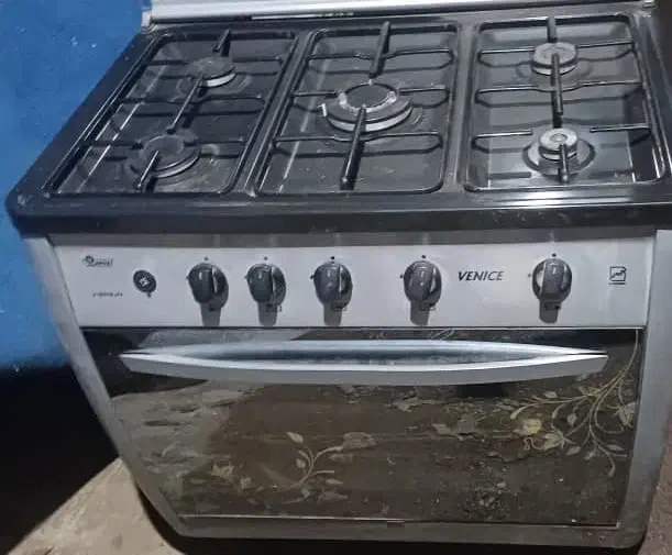 گاز ۵ شعله|اجاق گاز و لوازم برقی پخت‌وپز|رشت, معلم|دیوار