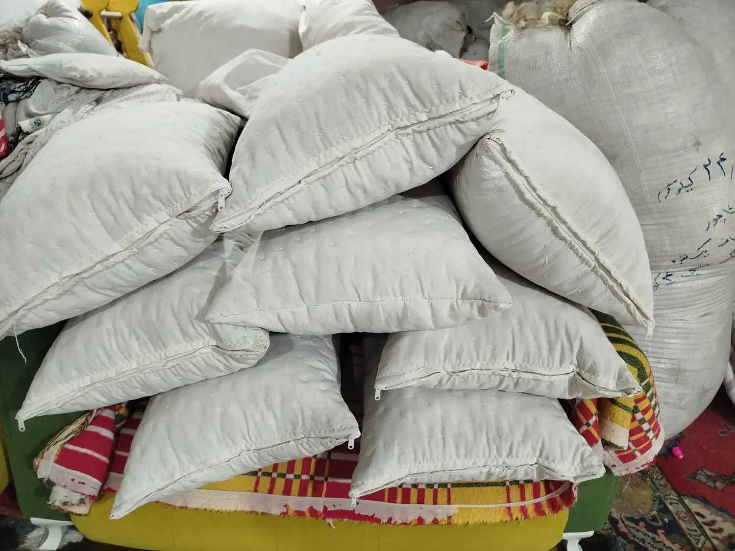 سفارش دوخت بالشت طبی و لحاف پشم|رختخواب، بالش، پتو|تهران, مختاری|دیوار