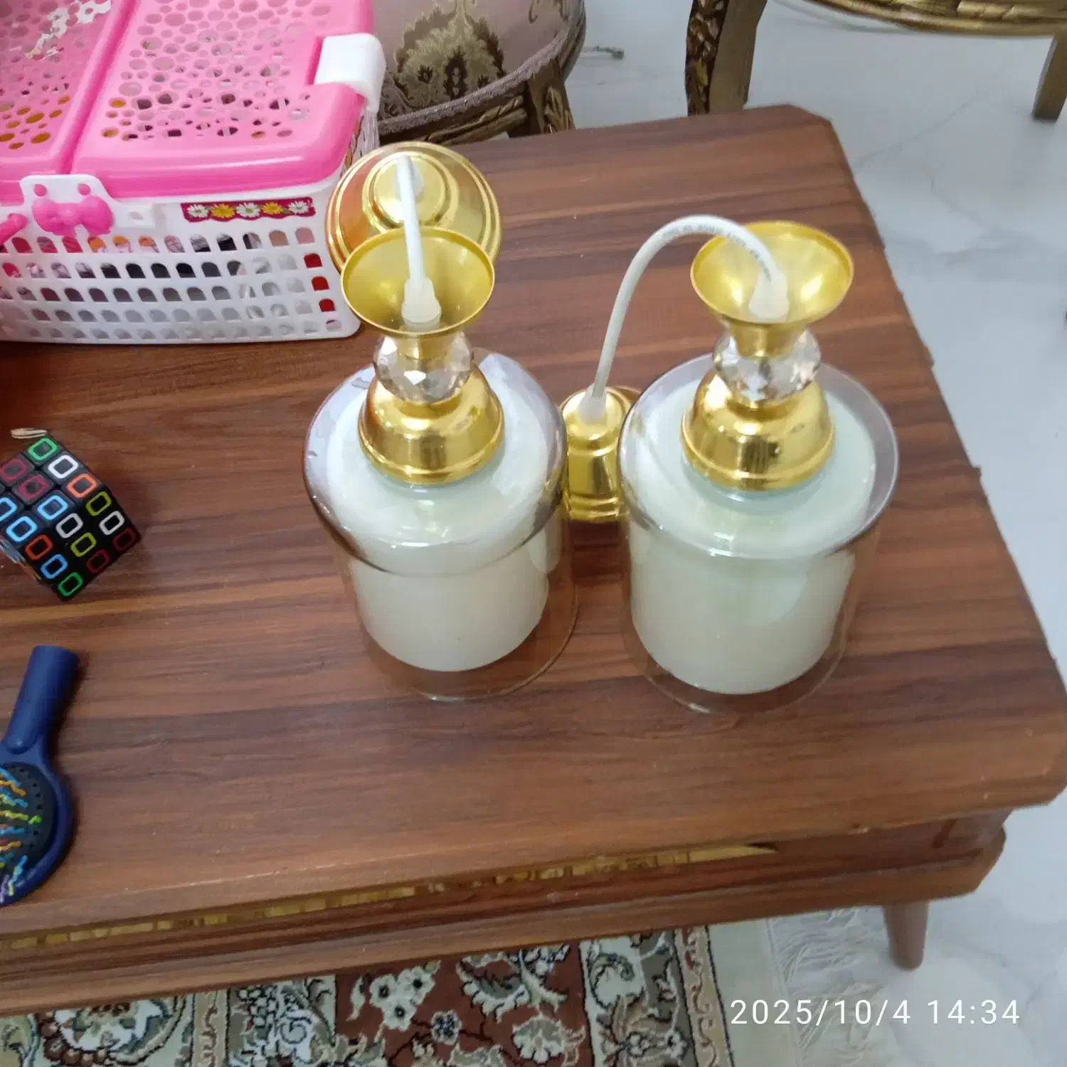 لوستر و دیوار کوب با دو تا آویز اتاق خواب|لوستر و چراغ آویز|تربت‌حیدریه, آبشار|دیوار