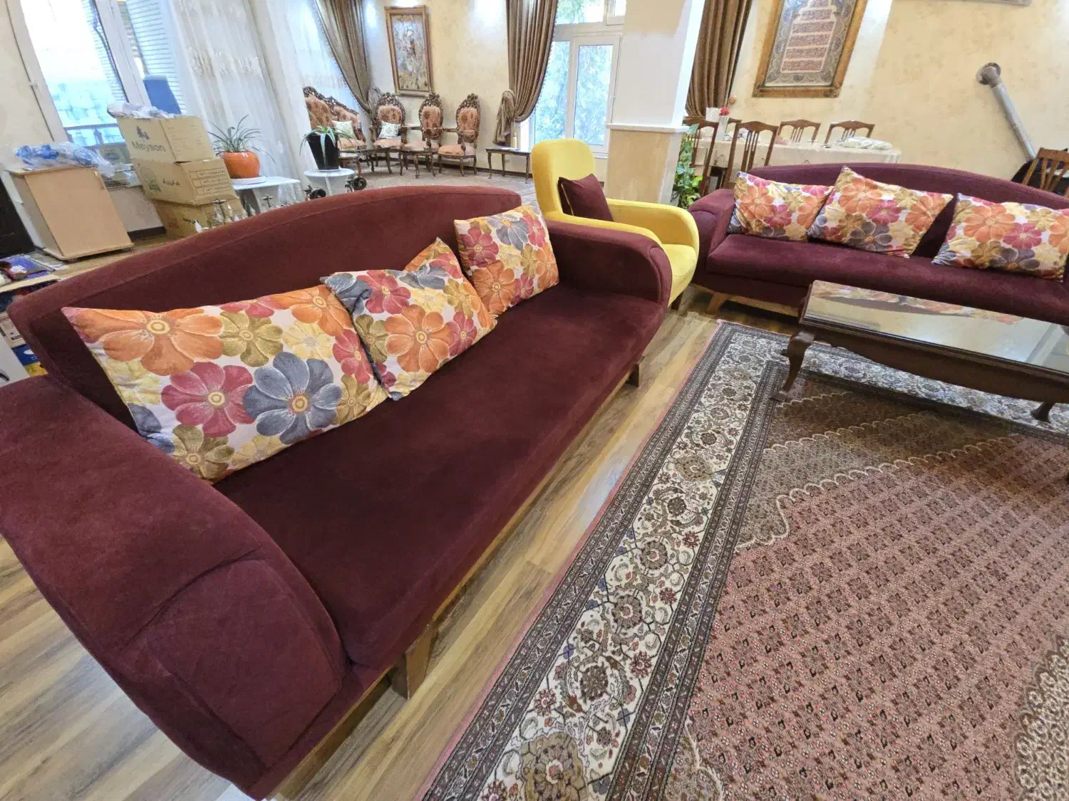 ست مبل راحتی ۸ نفره دو رنگ|مبلمان خانگی و میز عسلی|مرند, |دیوار