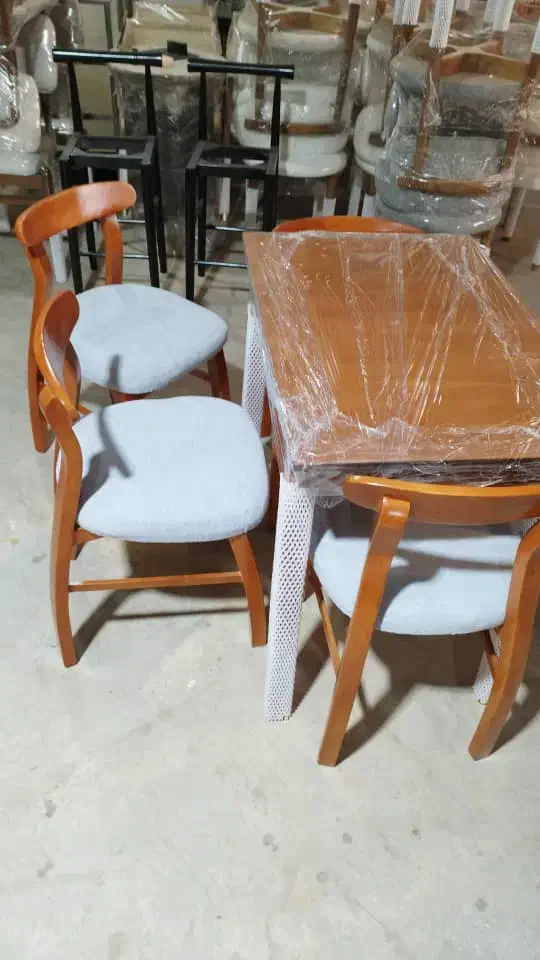 میز و صندلی ناهارخوری تولیدی چوب راش اصل|میز و صندلی غذاخوری|نوشهر, |دیوار