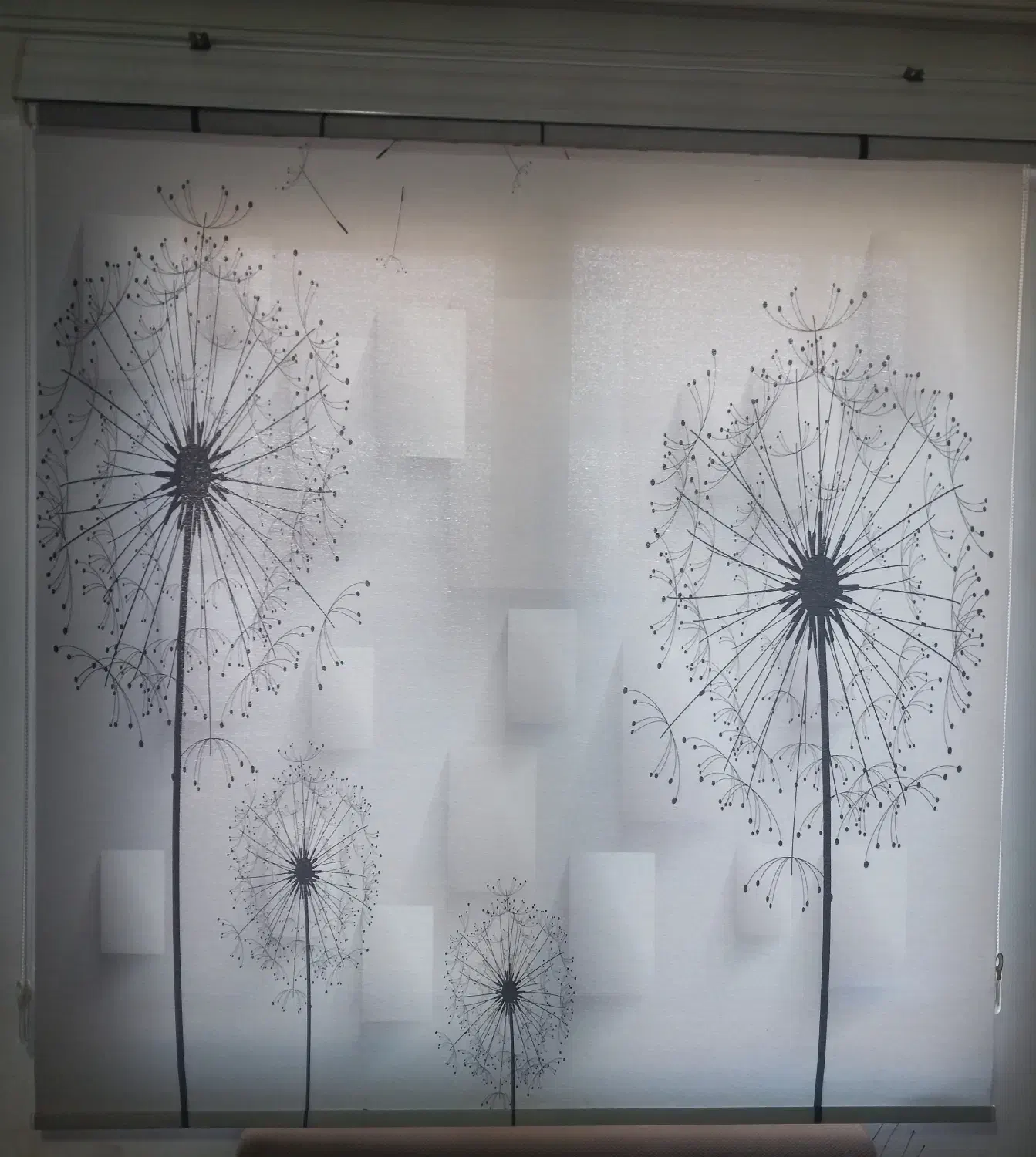 پرده زبرا دو لایه|پرده، رانر، رومیزی|رستمآباد, |دیوار