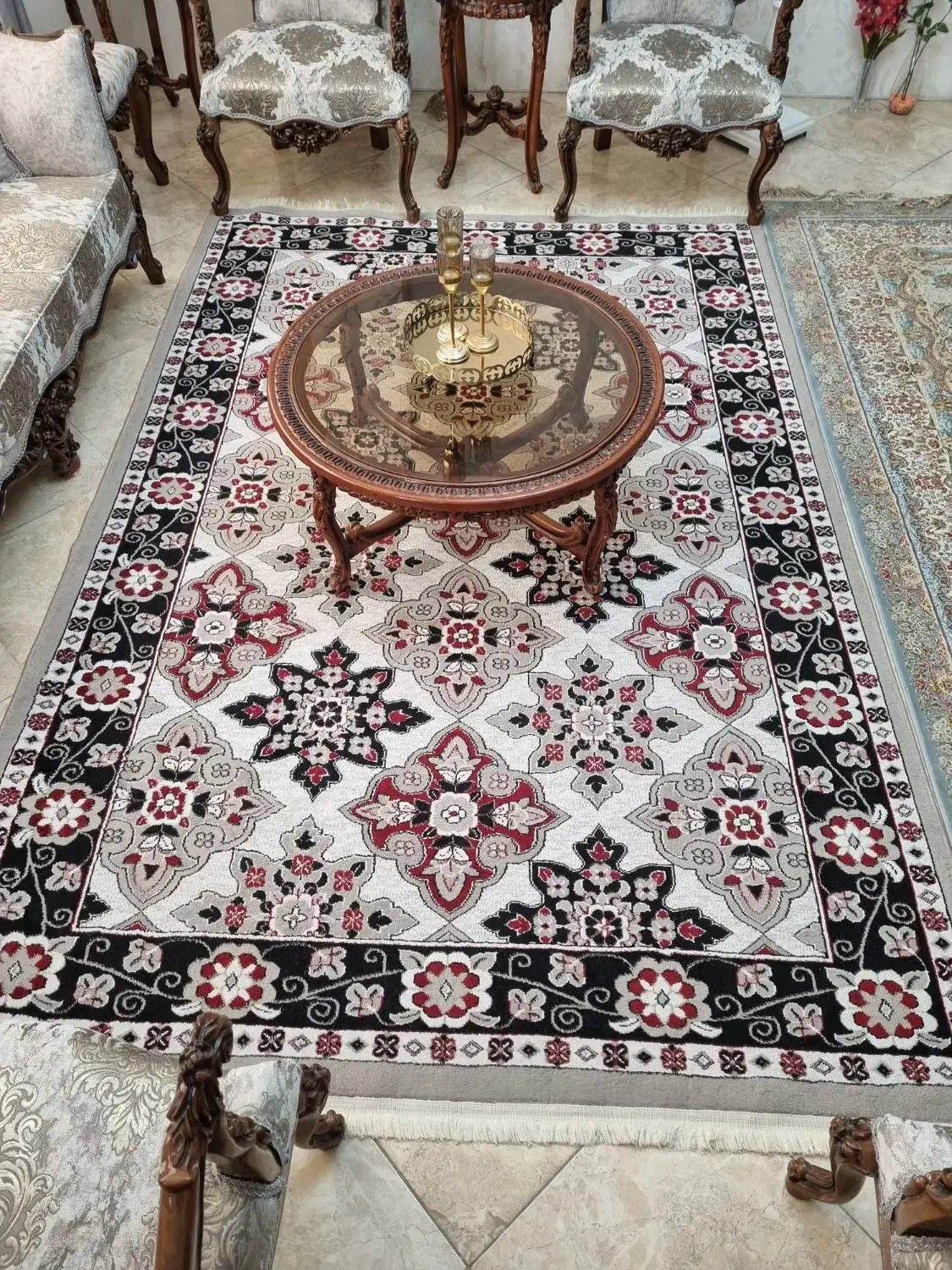 دو مدل فرش فانتزی ۶متری.گلیم فرش یک در یک ونیم|فرش|محمدشهر, محمدشهر|دیوار