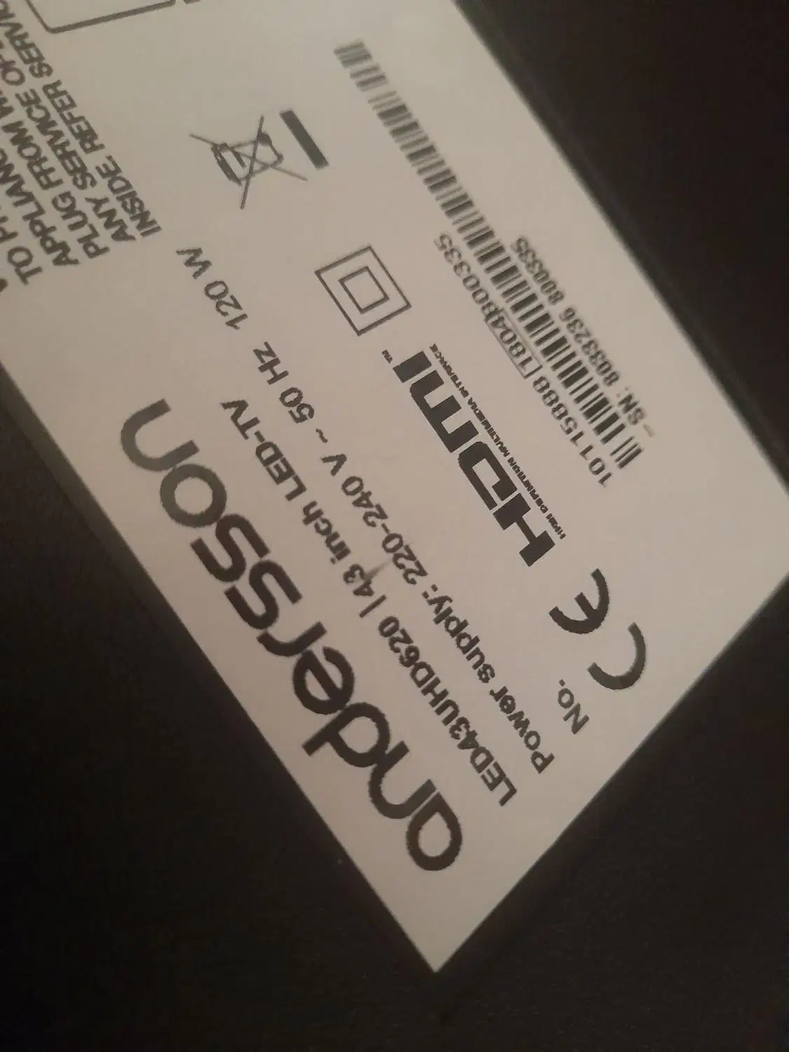 ال ای دی ۴۳اینچ خاموش شده روچراغ چشمک زن هس|تلویزیون و پروژکتور|تهران, سعیدآباد|دیوار