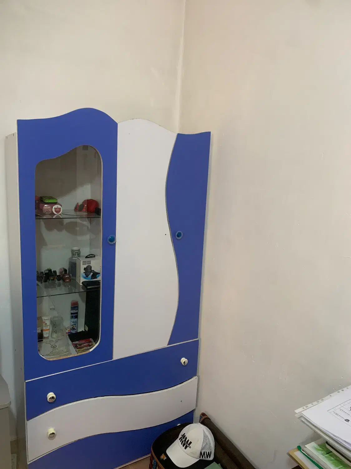 کمد و کتابخانه پسرانه|کتابخانه، شلف، قفسه‌های دیواری|شیراز, رکن‌آباد|دیوار