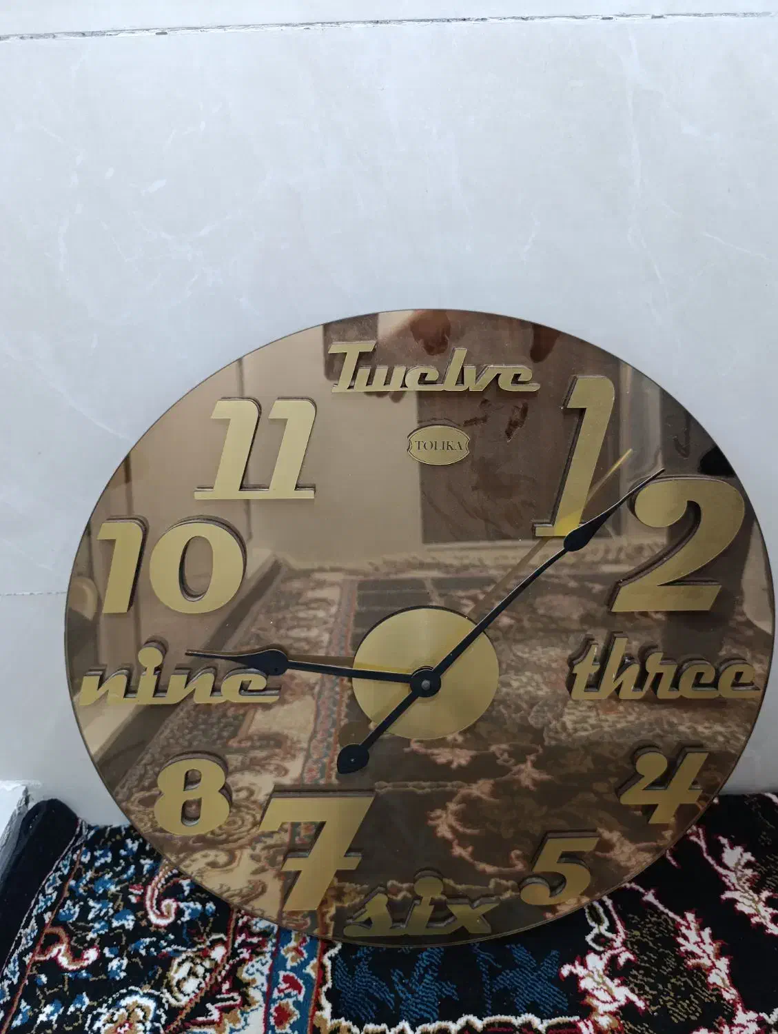 ساعت طلایی|ساعت دیواری و تزئینی|گرگان, |دیوار