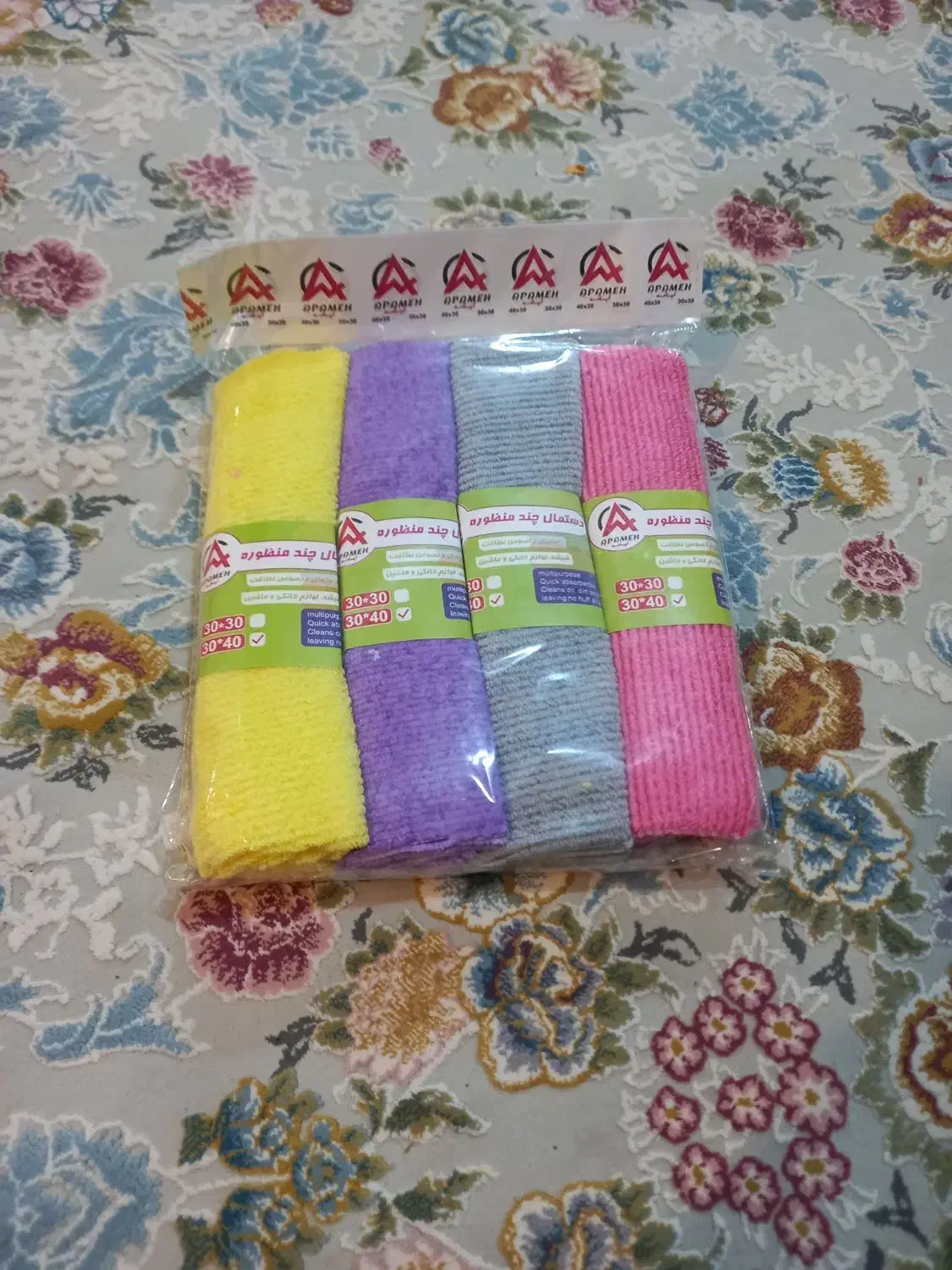 دستمال نظافتی|سفره، حوله، دستمال آشپزخانه|بومهن, |دیوار