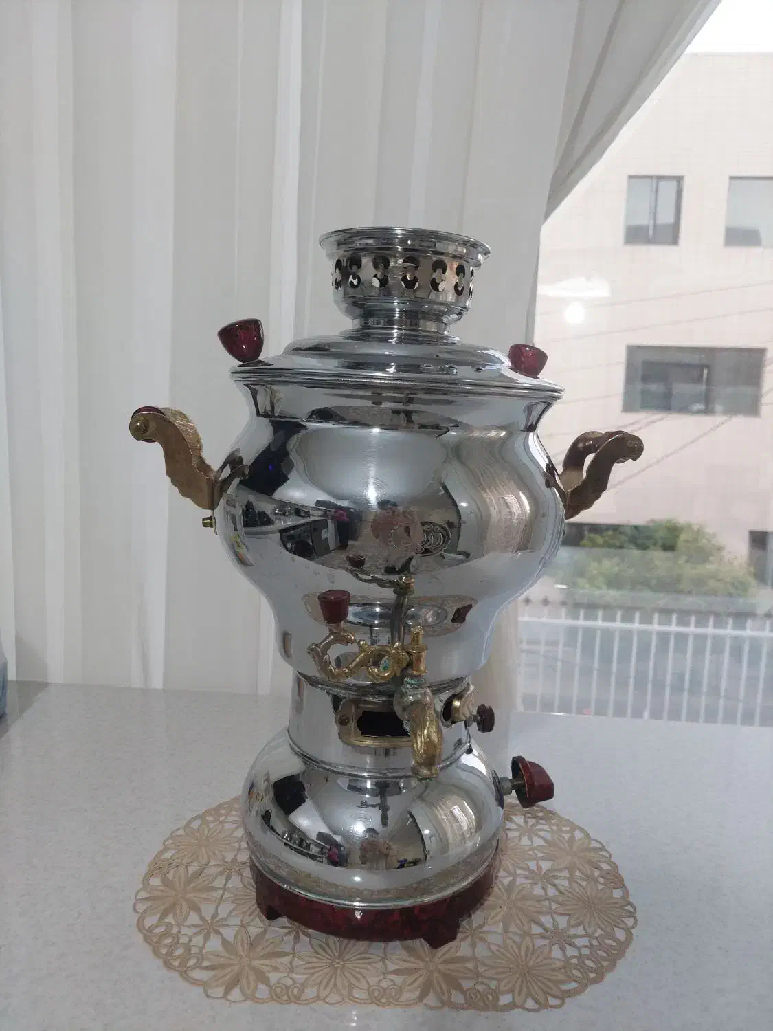 سماور گازی ۶ لیتری|سماور، چای‌ساز، قهوه‌ساز|کرمانشاه, |دیوار