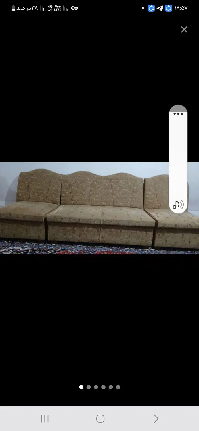 مبل ۷نفره سالم|مبلمان خانگی و میز عسلی|صومعهسرا, |دیوار