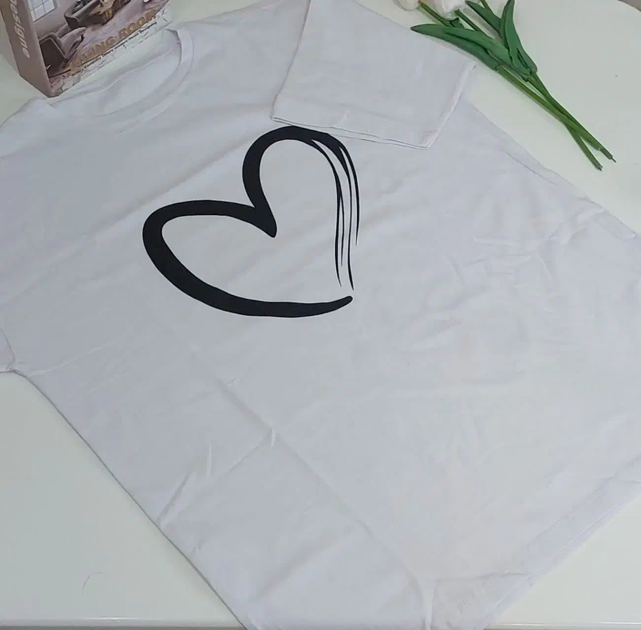 تیشرت لانگ قلبی|لباس|خرم‌آباد, |دیوار