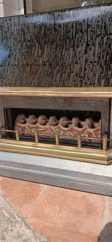 بخاری گازی سوز شومینه ای|بخاری، هیتر، شومینه|بهبهان, |دیوار