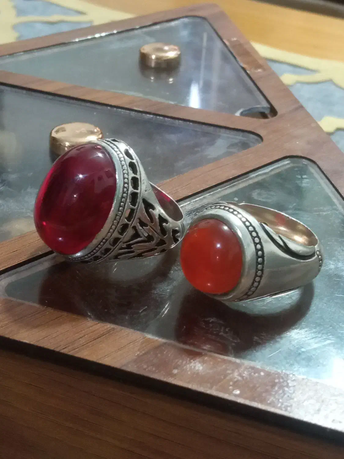 انگشتر یمن رکاب تبریز دستساز  و یاقوت رکاب دستساز|جواهرات|شیراز, دست خضر|دیوار