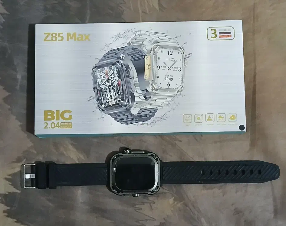 ساعت هوشمند مدلZ85Max|ساعت|فولادشهر, B1|دیوار