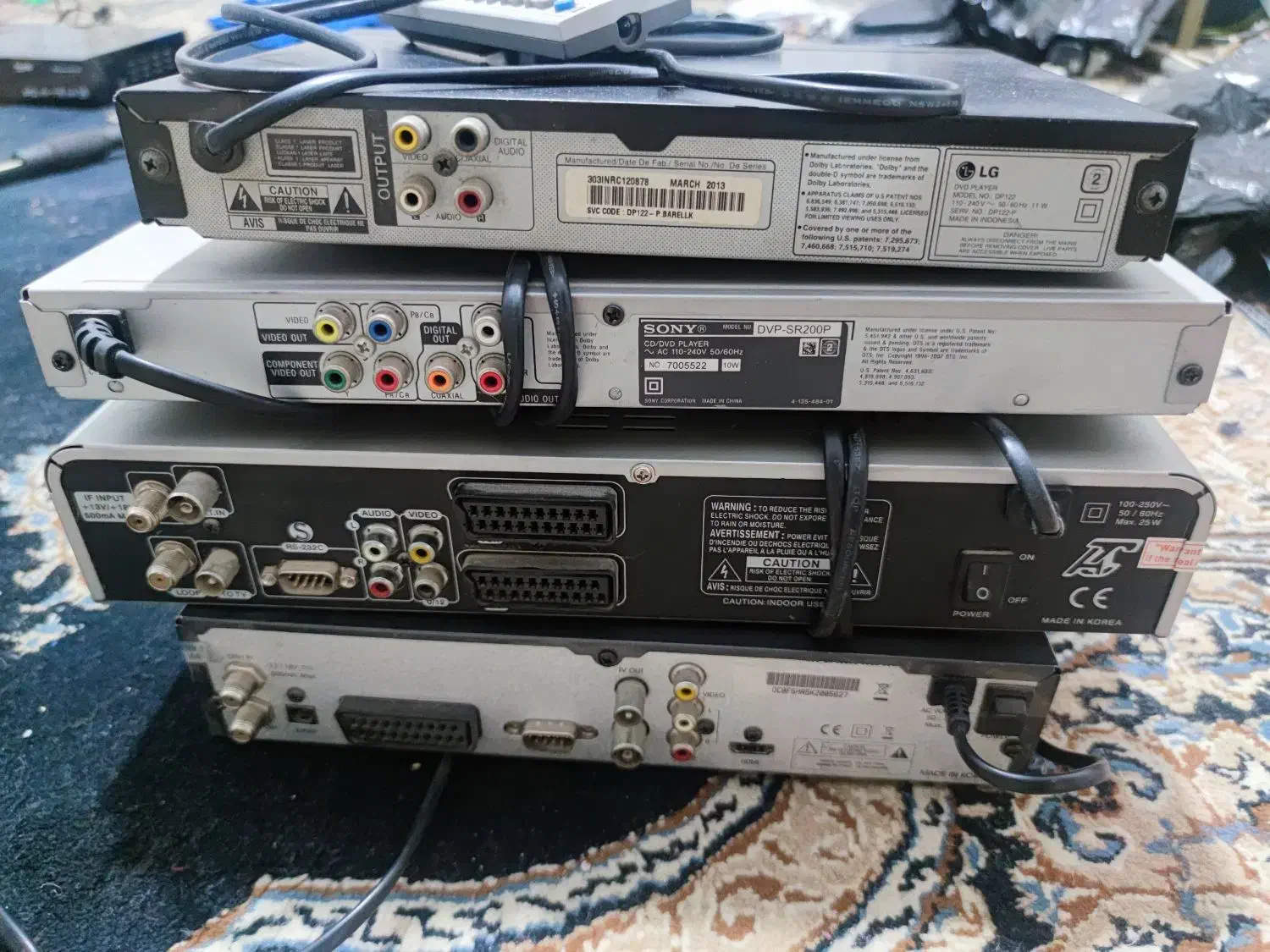 دو عدد DVD و دو عدد گیرنده|پخش‌کننده DVD و ویدیو|فردیس, شهرک راه آهن|دیوار