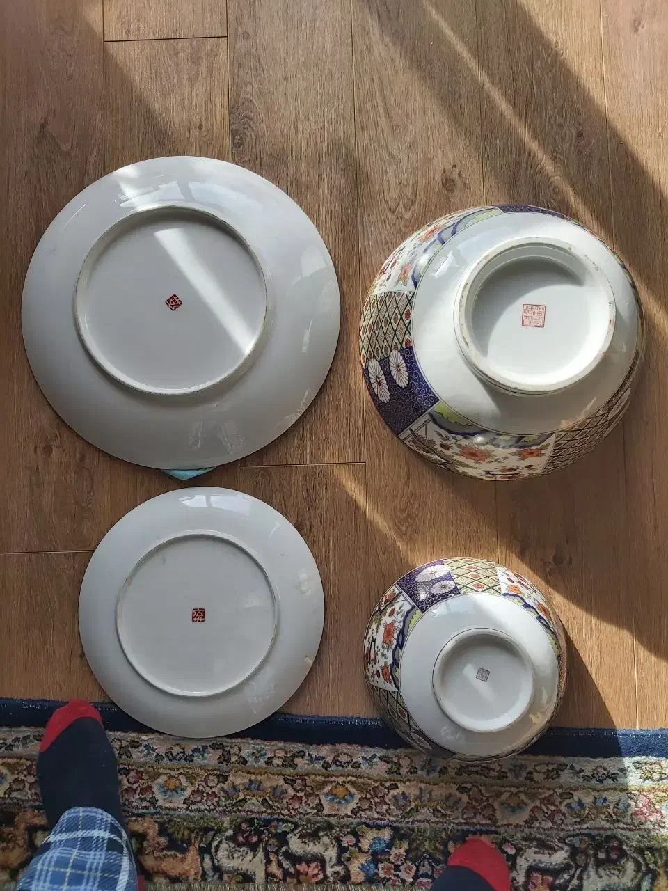 کاسه بشقاب مرغی قدیمی|کلکسیون اشیاء عتیقه|اصفهان, باغ زرشک|دیوار