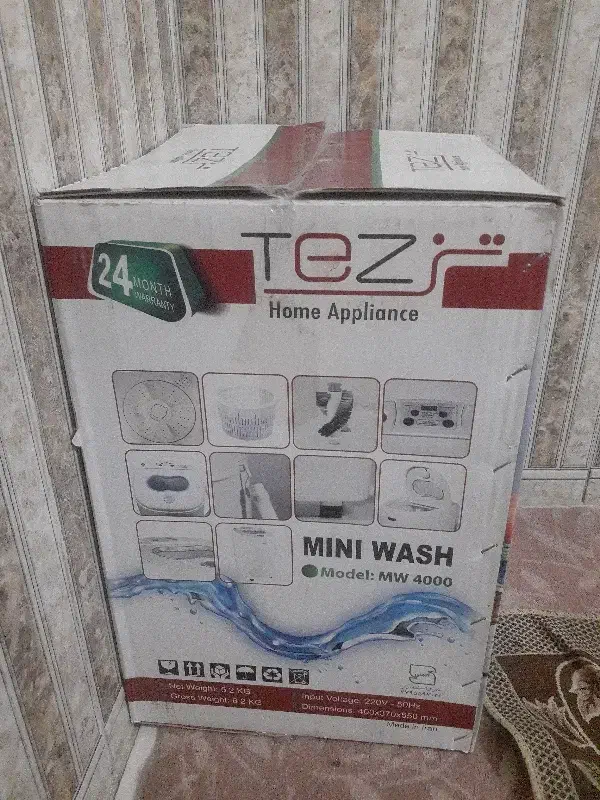 مینی واش نو|ماشین لباسشویی و خشککن لباس|یاسوج, |دیوار