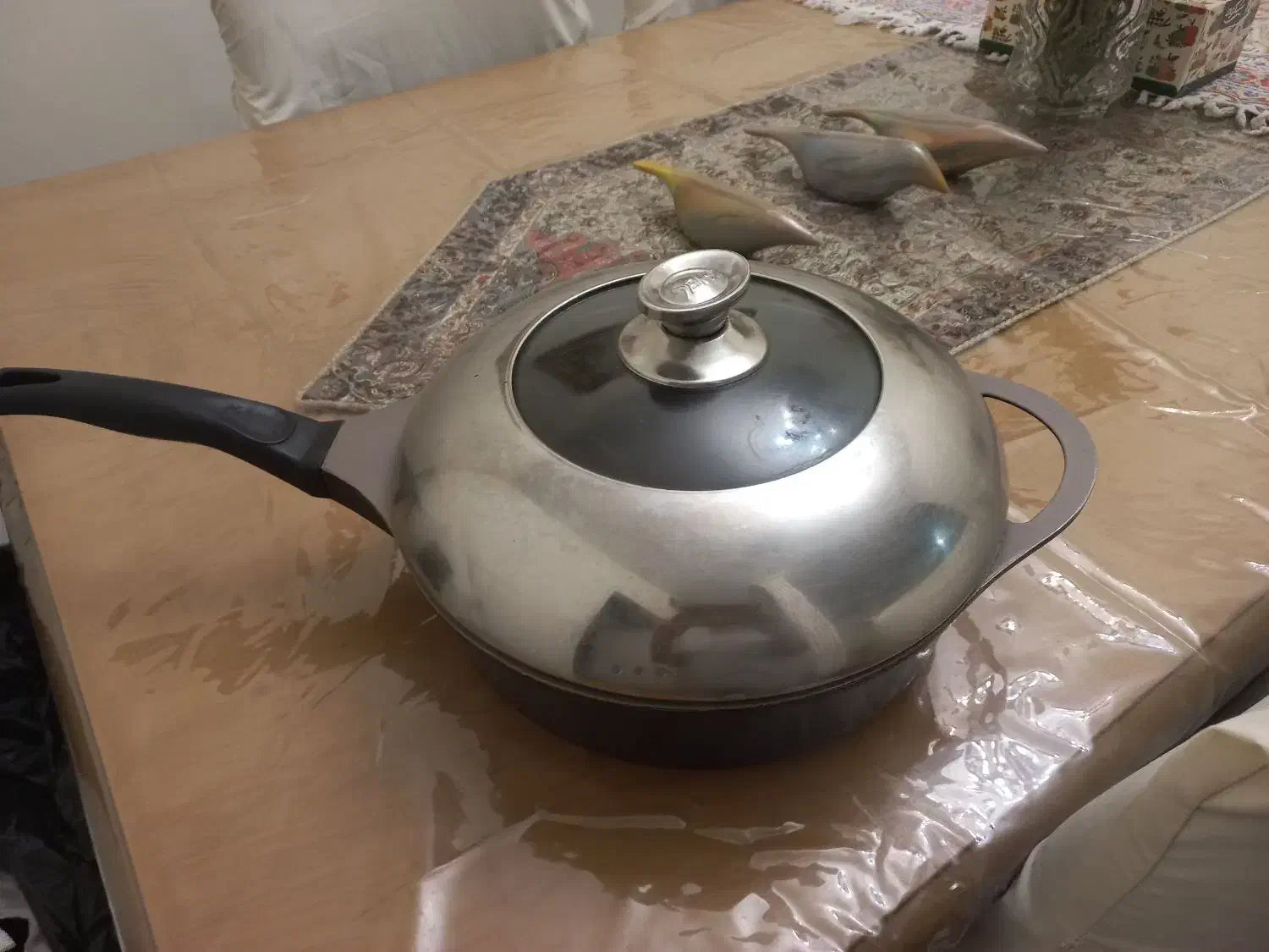 ماهیتابه چدن وسرخ کن مارک کن وود|ظروف پخت‌وپز|تهران, زرکش|دیوار