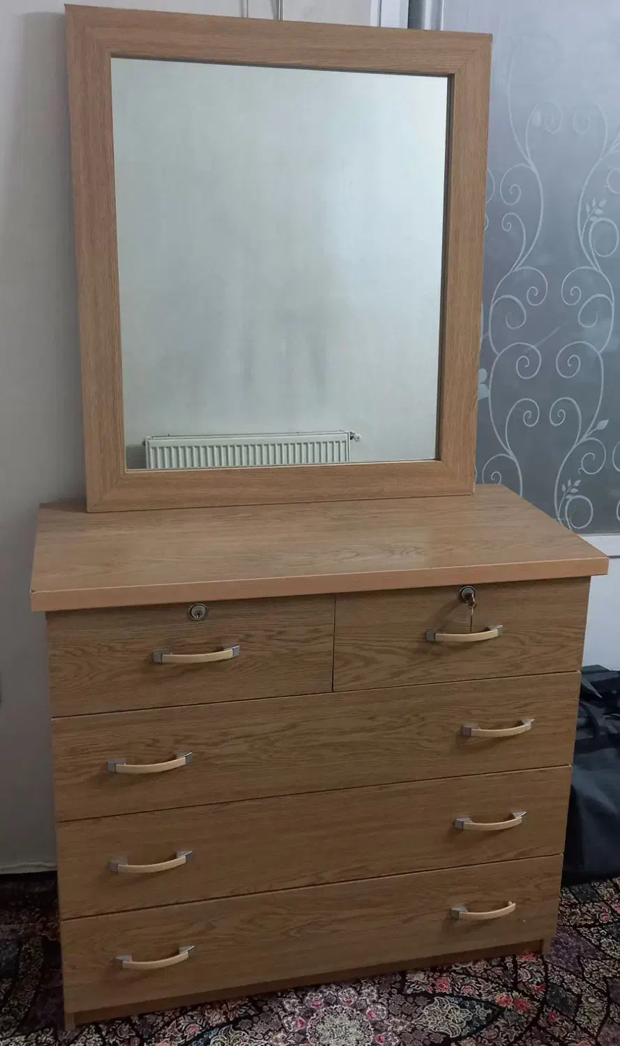 کمد دراور اینه|جاکفشی، کمد، دراور|مشهد, فتح المبین|دیوار