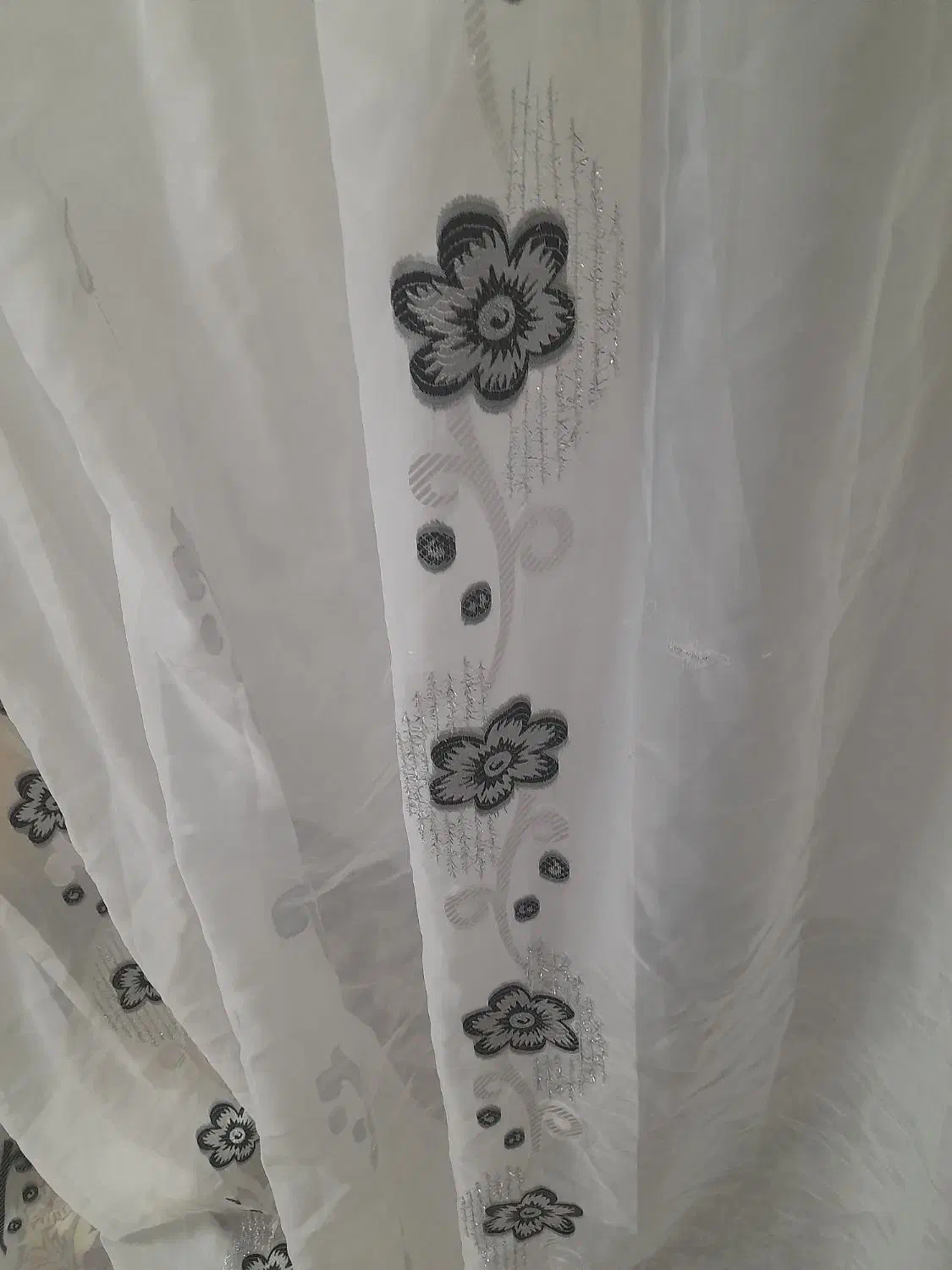 پرده ۷ متر بدون چین در ارتفاع ۱۴۰ سانت|پرده، رانر، رومیزی|قم, سرحوض|دیوار