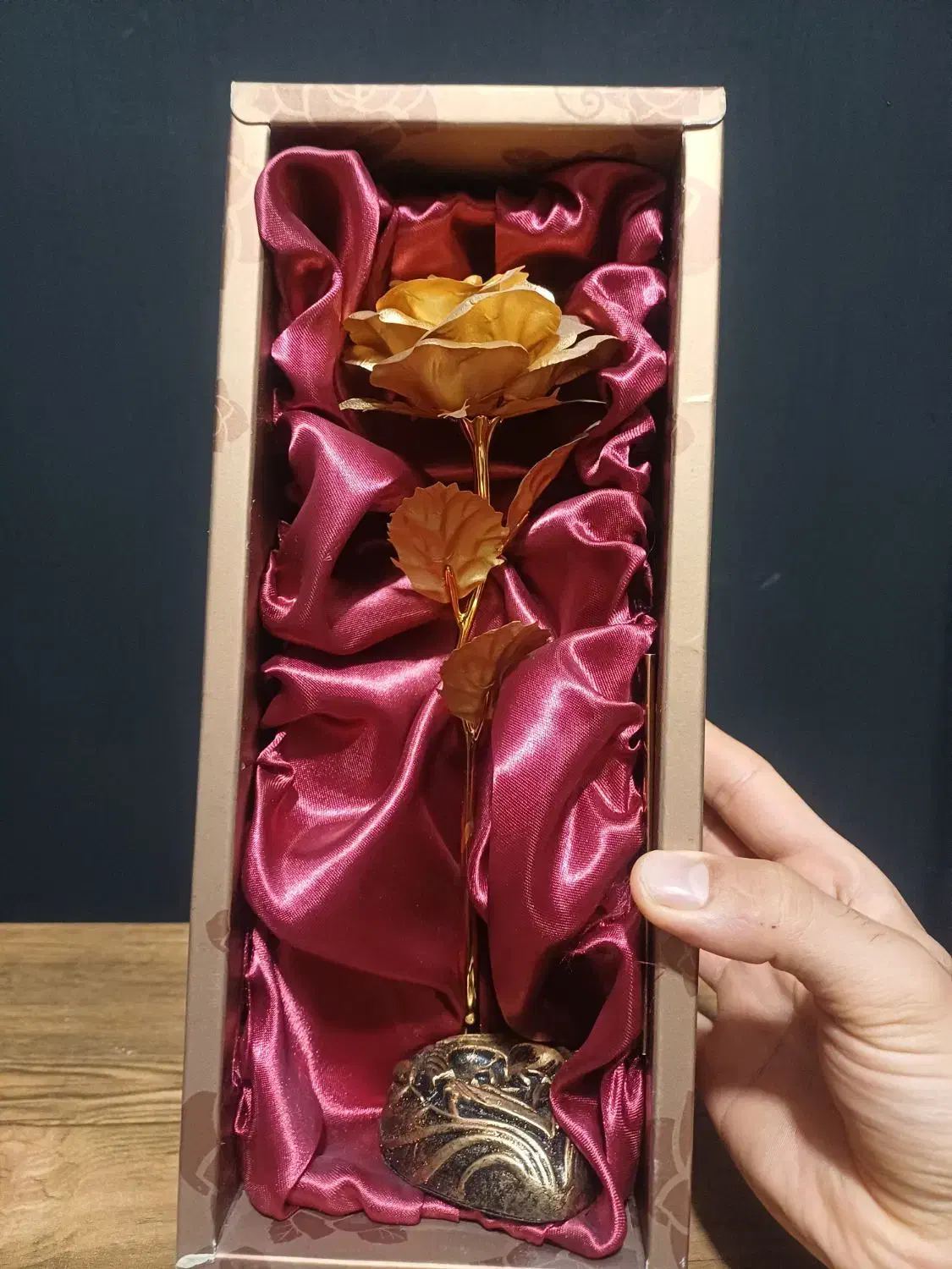 شاخه گل رز طلا۲۴عیار|جواهرات|آمل, |دیوار