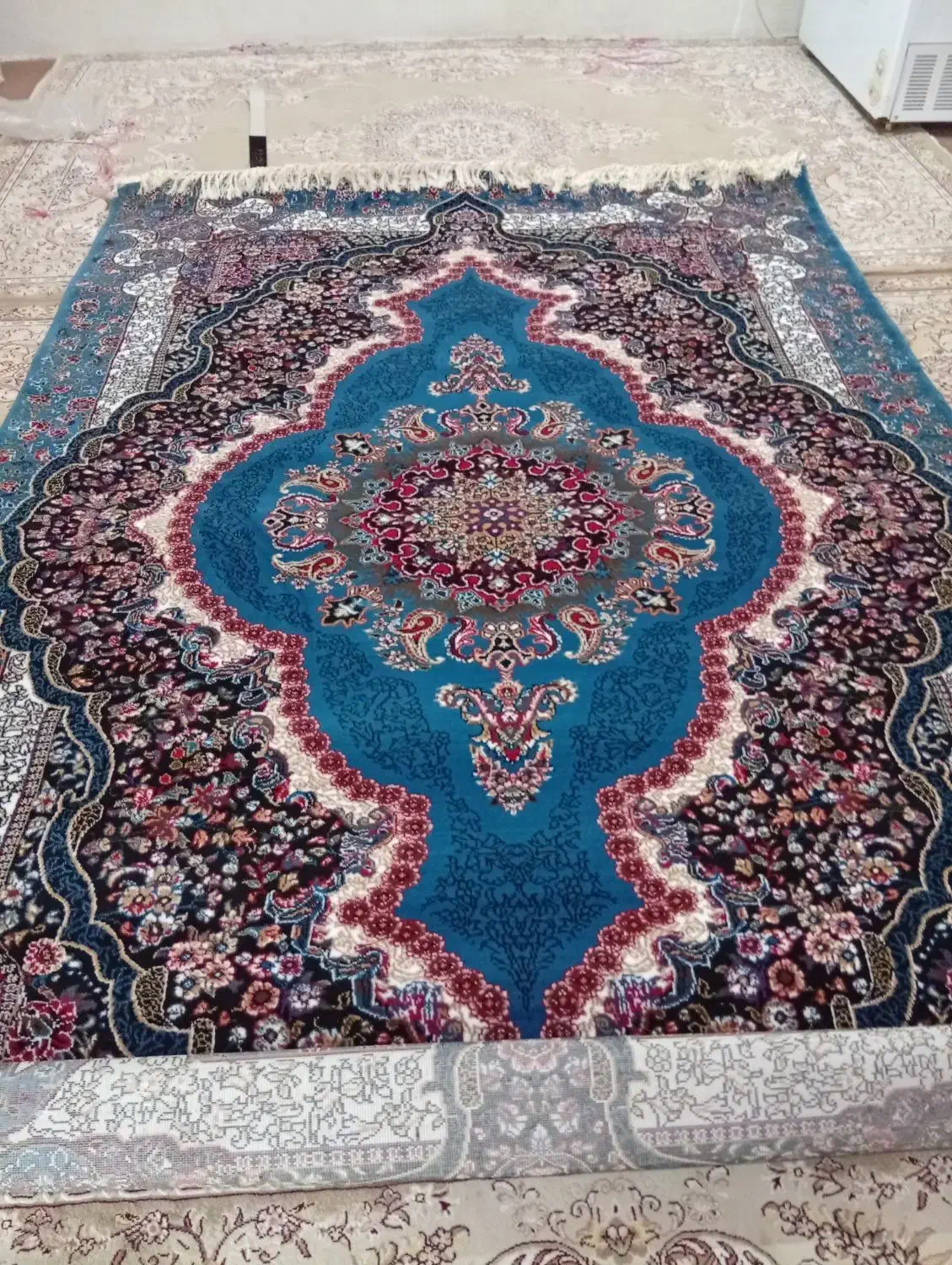 فروش دو قطعه فرش ۶متری نوع با طرح متفاوت|فرش|آق قلا, |دیوار