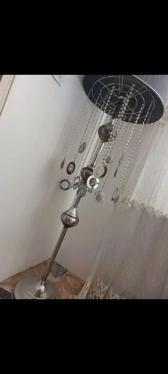 آباژور طوسی رنگ|چراغ خواب و آباژور|نسیمشهر, |دیوار