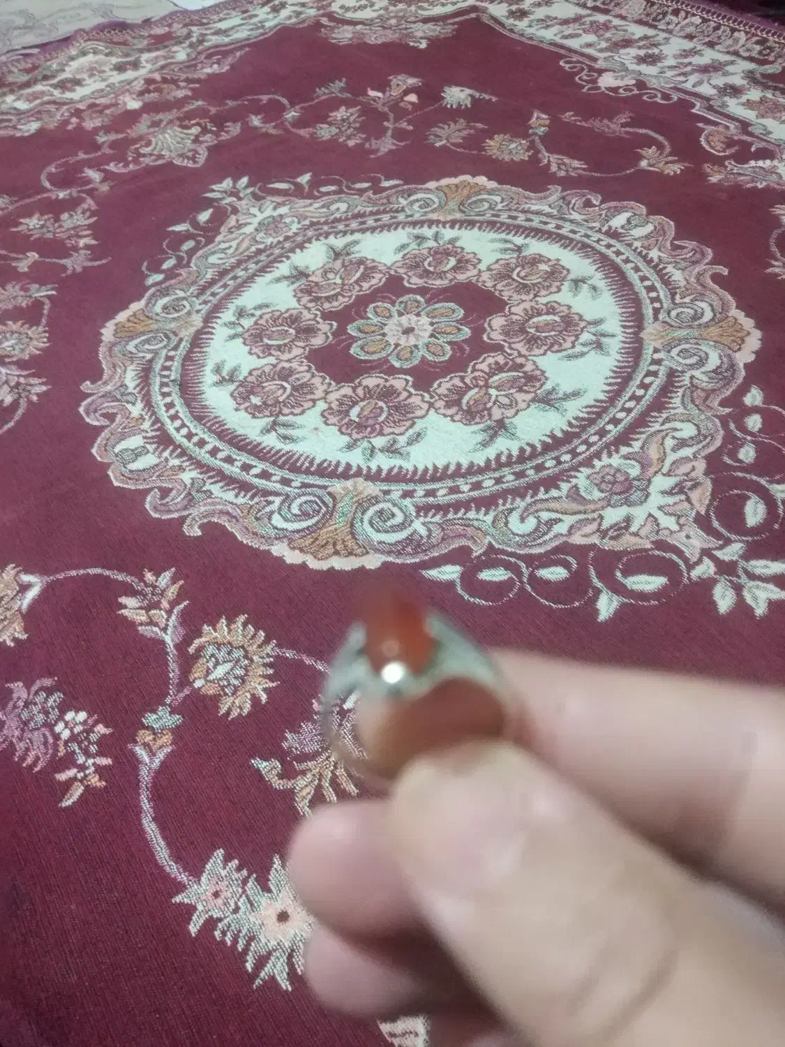 سلام این انگشتر نقر است 700 هزار تومان|جواهرات|قم, علی آباد سعدگان|دیوار
