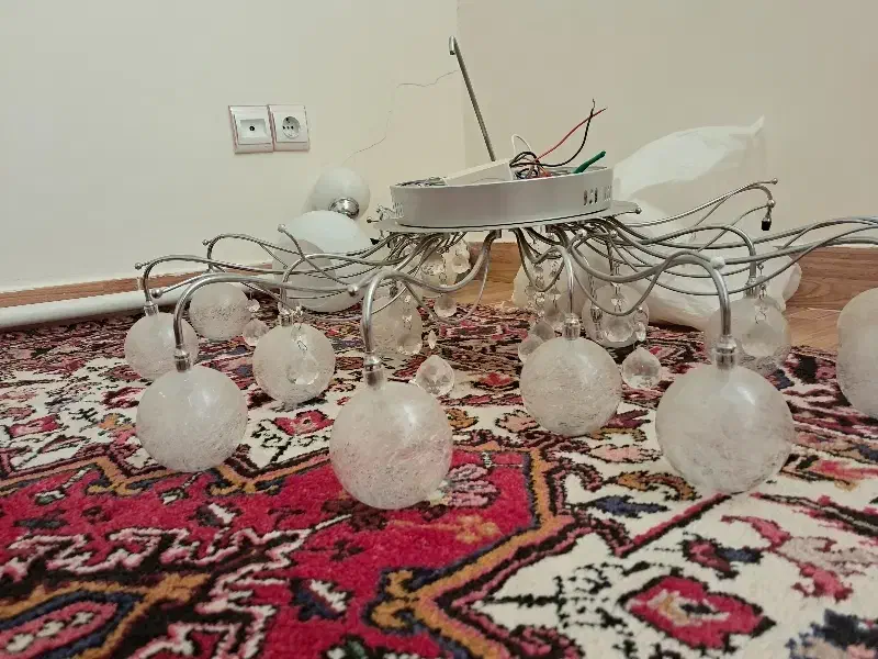 لوستر|لوستر و چراغ آویز|تبریز, |دیوار