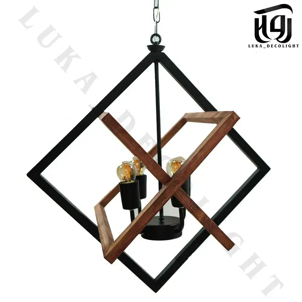 لوستر فلز چوب|لوستر و چراغ آویز|نیشابور, بلوار گلها|دیوار