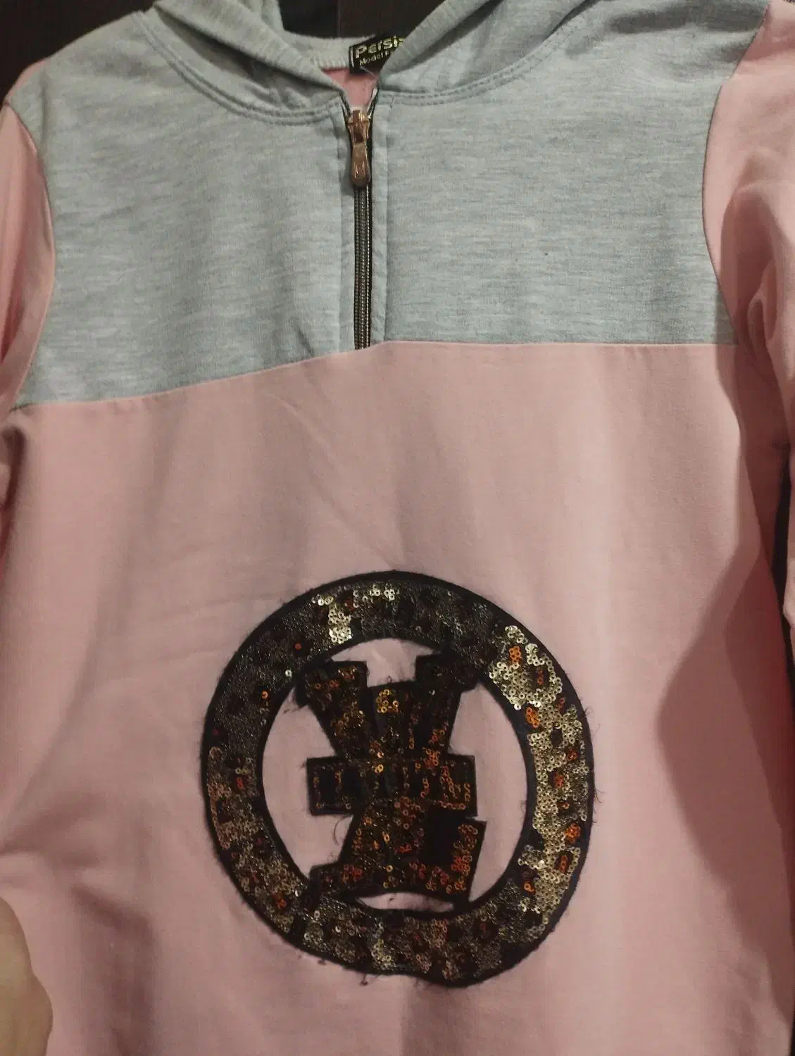 هودی صورتی دخترانه، کلاه دار، زیپ دار|لباس|شهرکرد, |دیوار