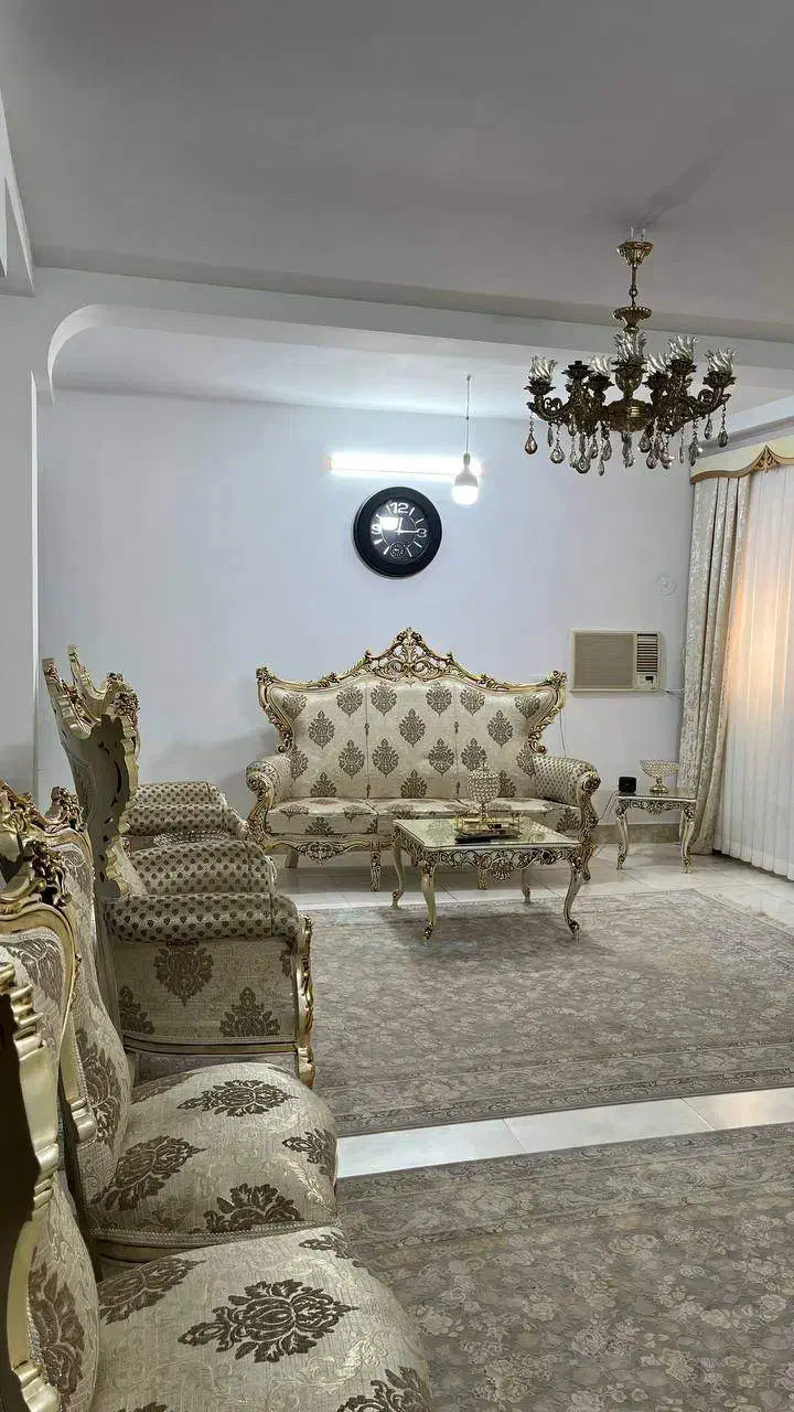 مبل سلطنتی ۹نفره|مبلمان خانگی و میز عسلی|قائم‌شهر, |دیوار