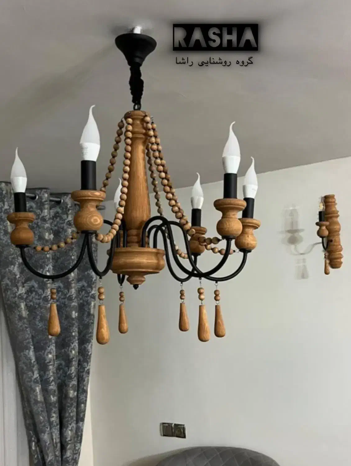 لوستر|لوستر و چراغ آویز|قیامدشت - خاورشهر, |دیوار