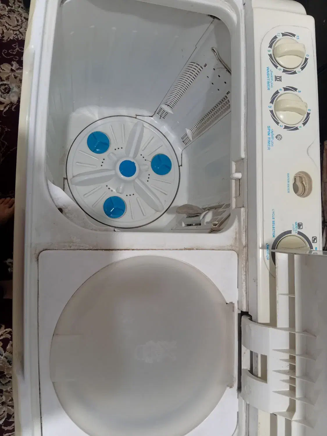 لباسشویی دوقلو|ماشین لباسشویی و خشککن لباس|خرمآباد, |دیوار