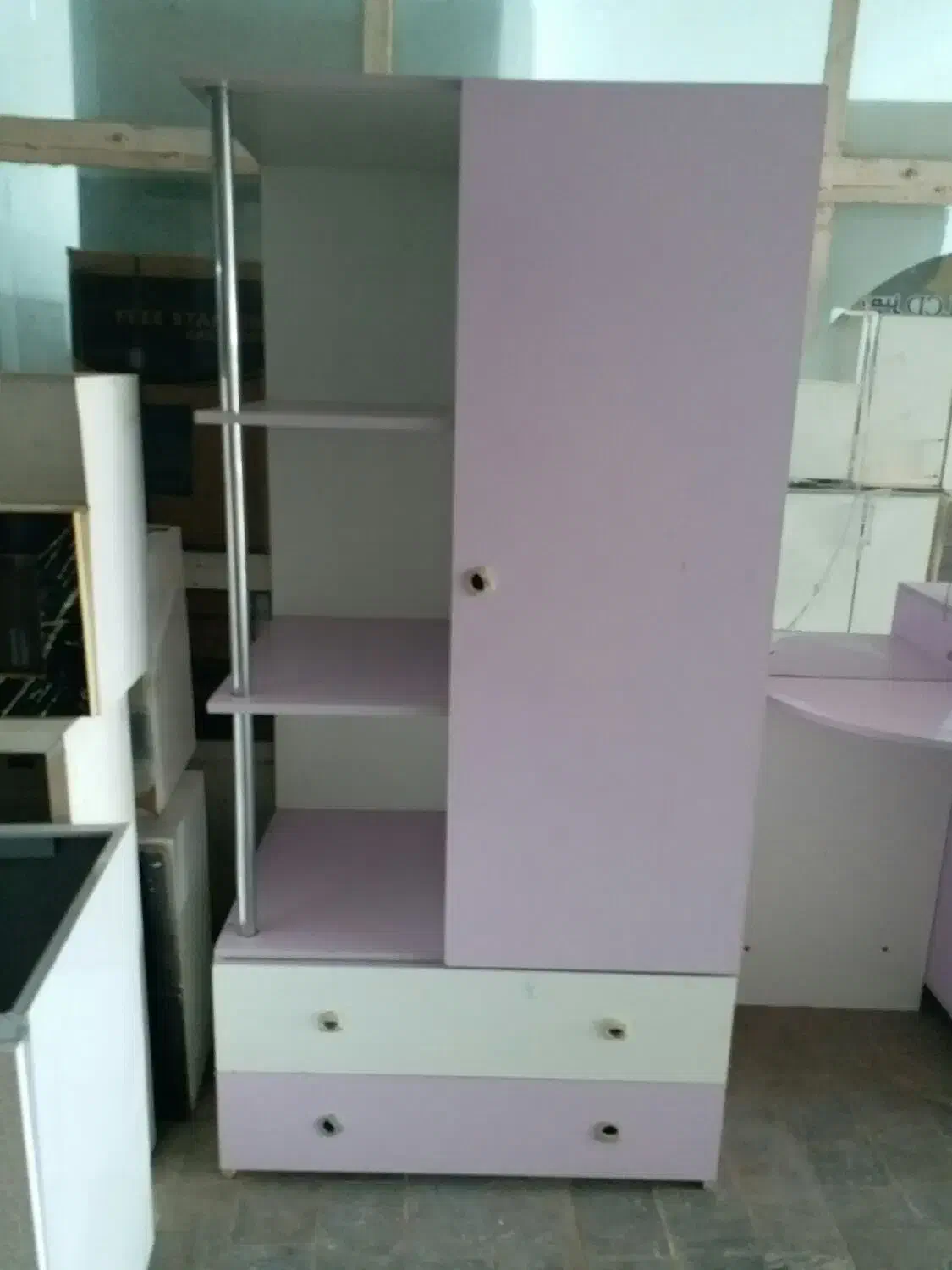 کمد و میز کامپیوتر و تختخواب|تخت و سرویس خواب|هندیجان, |دیوار