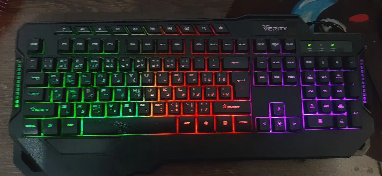 کیبورد گیمینگ verity|قطعات و لوازم جانبی رایانه|مشهد, سپاد|دیوار