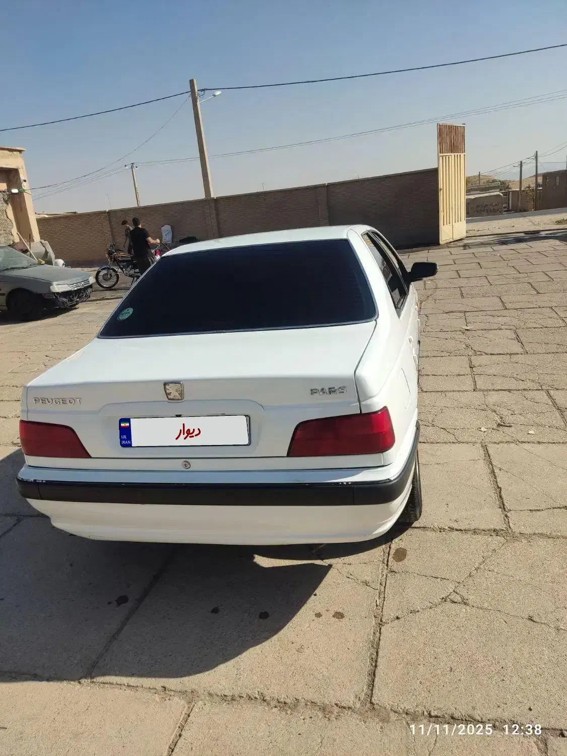 پژو پارس سال رنگ سفیدمدل 1400بدون رنگ|خودرو سواری و وانت|کوهدشت, |دیوار