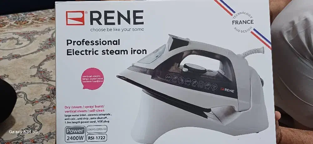 اتو بخار نو وجدید مارک رنه|اتو و لوازم اتو|خرمشهر, |دیوار