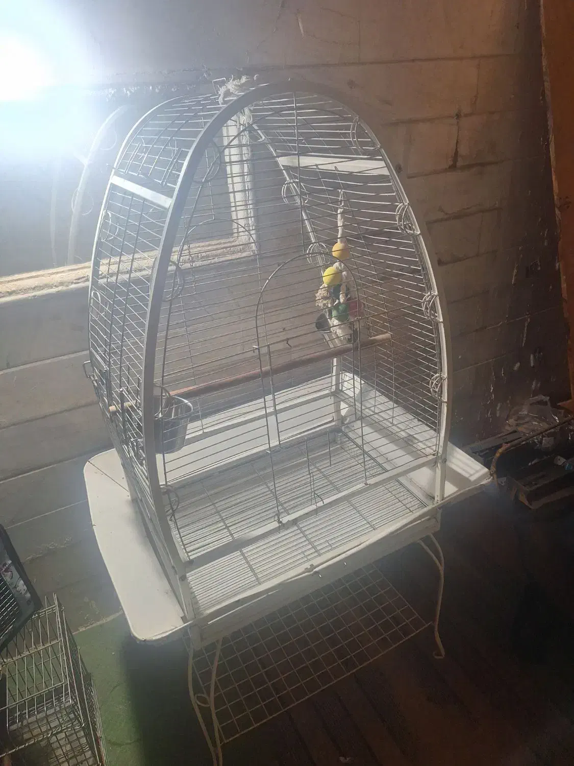 قفس سلطنتی کاسکو به همراه قفس مسافرتی|لوازم جانبی حیوانات|قم, چهار مردان|دیوار