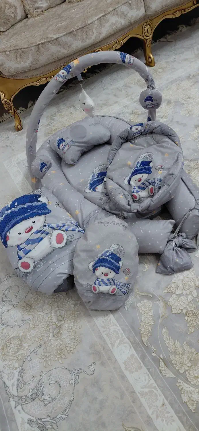 سرویس خواب اقتصادی ۵ تیکه مناسب سیسمونی|اسباب و اثاث بچه|تایباد, |دیوار