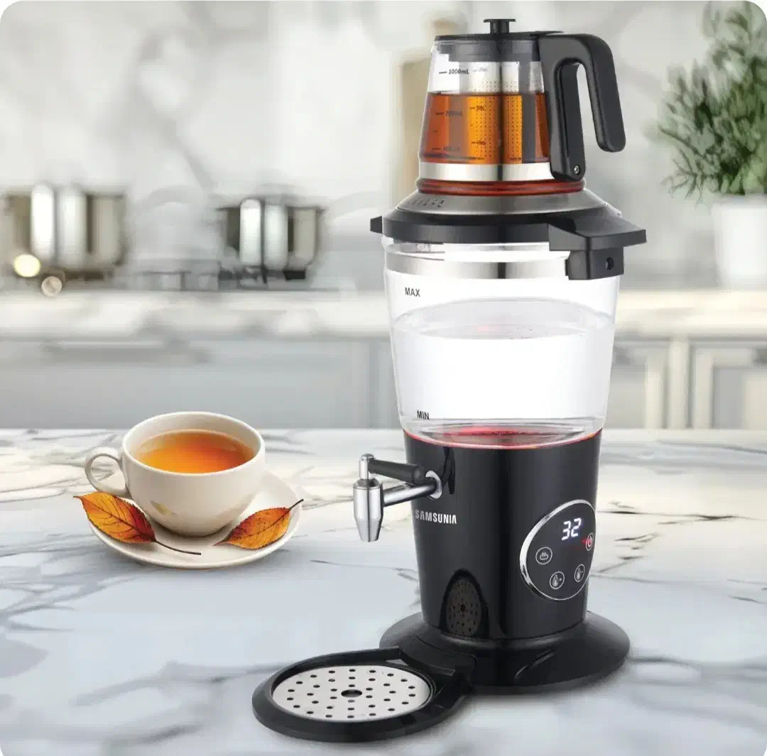 فروش ویژه سماوربرقی سامسونیا تمام لمسی|سماور، چای‌ساز، قهوه‌ساز|قم, سید معصوم|دیوار