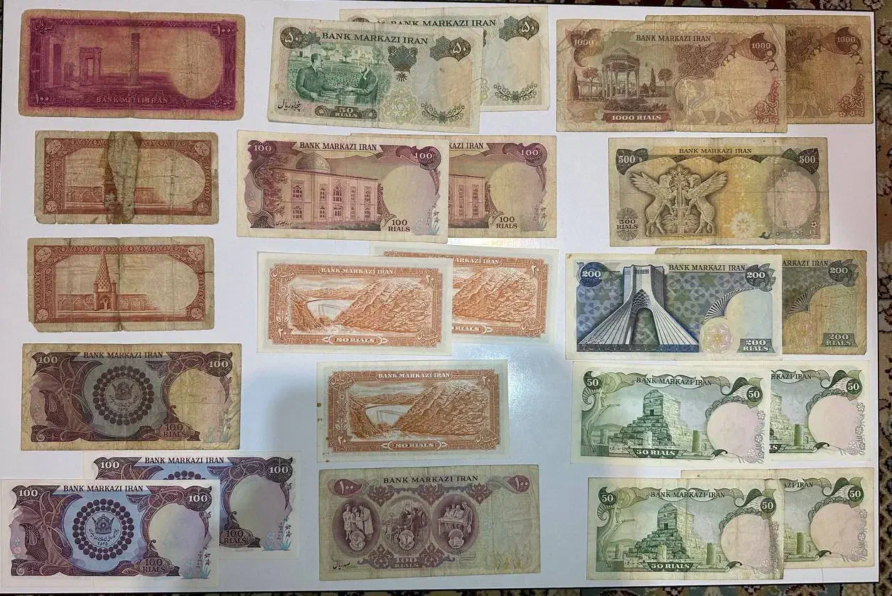 آلبوم اسکناس پهلوی|کلکسیون سکه، تمبر، اسکناس|کرمانشاه, |دیوار