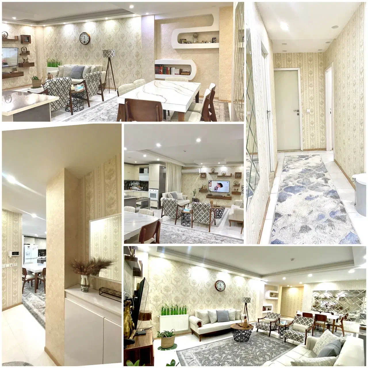 رهن آپارتمان لوکس با طراحی مدرن|اجارهٔ آپارتمان|اهواز, کوی سعدی|دیوار