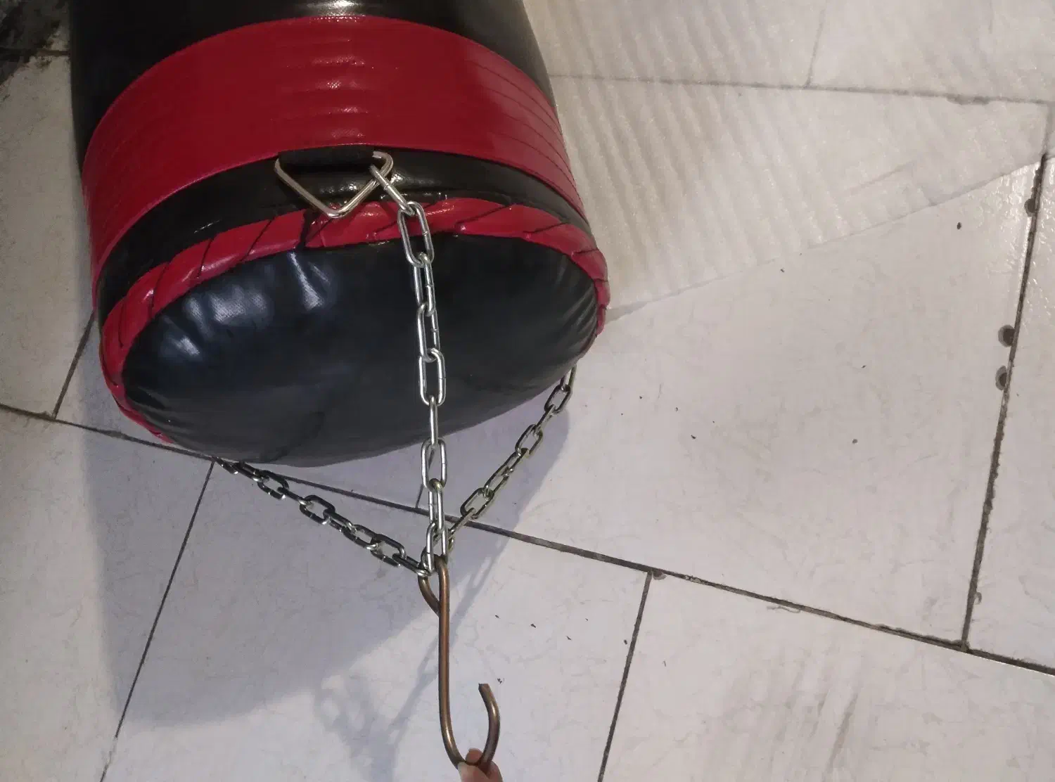 کیسه بوکس کاملا نو اصلا استفاده نشده|تجهیزات ورزشی|مراغه, |دیوار