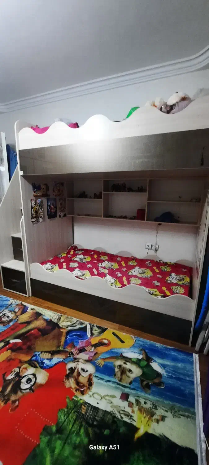 تخت ۲طبقه|تخت و سرویس خواب|رشت, رودبارتان|دیوار