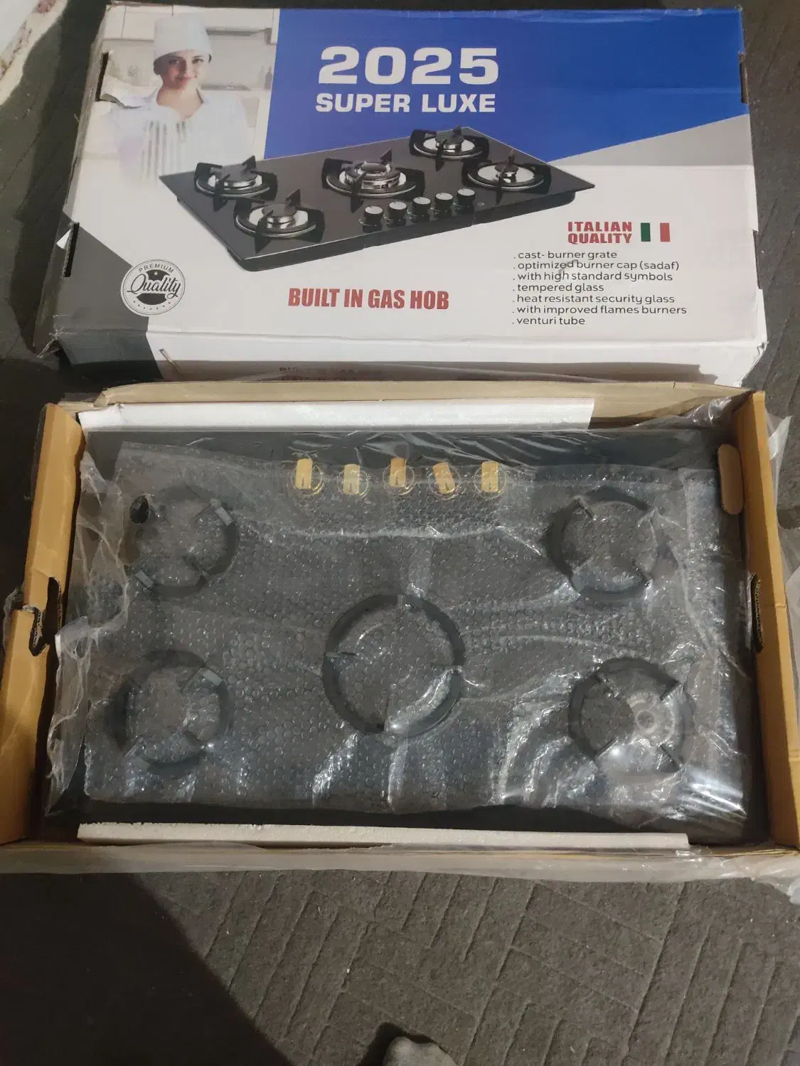 اجاق گاز صفحه ای2025 model super Lux|اجاق گاز و لوازم برقی پختوپز|شهرضا, |دیوار